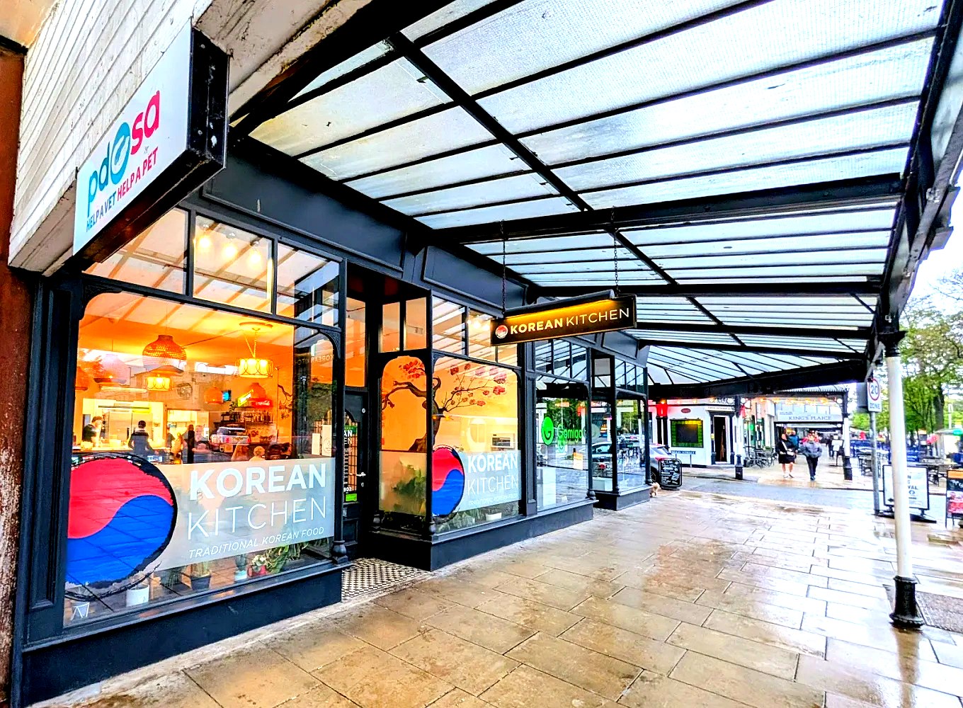 Korean Kitchen restaurant on Lord Street, Southport
